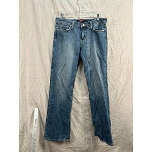 Vigoss USA Premium Womens Bootcut Jeans Medium Wash Mid Rise Denim #2118
